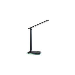 Lampă LED RGBW dimabilă de masă NOBLITE LED/7W/5V 3000/4000/6500K negru