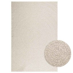 Covor „ZIZUR” crem aspect iuta pentru interior si exterior GartenMobel Dekor