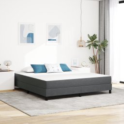 Saltea medie cu arcuri - Gri închis - 180x200x20 cm Tesatura GartenMobel Dekor