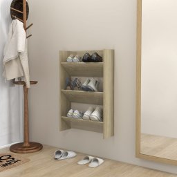 Pantofar de perete, stejar sonoma, 60x18x90 cm, PAL GartenMobel Dekor