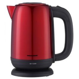 Fierbator electric Heinner HEK-2200RDSS, 2200 W, 1.7 litri, oprire automata, rosu