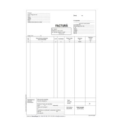 Facturi fiscale, A4, 3ex., autocopiative
