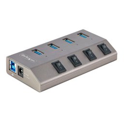 4 PORT USB-C Gri
