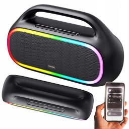 Boxa portabila TONSILTONUS, Bluetooth, Autonomie 12 ore, Negru