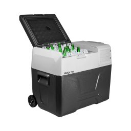 Ladă frigorifică portabilă cu afișaj LCD 40 l 230V/12V/24V negru