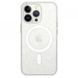 TEL PROTECT MagSilicone Clear Carcasa pentru Iphone 11 Pro Max Glitter