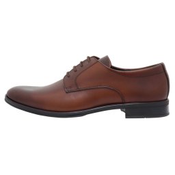 Pantofi barbati, Silesco, 121-S-Maro, elegant, piele naturala, cu toc, maro (Marime: 43)