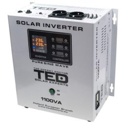 Resigilat - Invertor solar TED Electric de la 12V la 230V 1100VA/700W unda sinusoidala pura TED000279