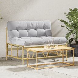 Banca de gradina cu perna 110x80x71 cm Otel GartenMobel Dekor