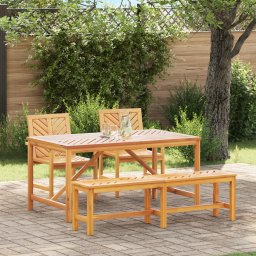 Set mese gradina 4 piese din lemn masiv de acacia GartenMobel Dekor