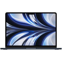Laptop Apple MacBook Air, Apple M2, 13.6 inch, 16GB RAM, 512GB SSD, macOS Monterey, Negru