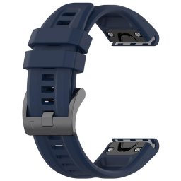 Curea pentru Garmin Fenix 5/5 Plus 6/6 Pro/7/Forerunner 935/945/955/Approach S60/S62 - Techsuit Watchband QuickFit 22mm (W060) - Navy Blue