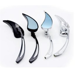 Oglinzi moto aluminiu custom bobber chopper
