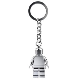 LEGO Key Chain 854305 - Chrome Silver Minifigure