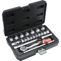 Trusa chei tubulare YT-38561, Cr-V, 6-22mm, 22 buc