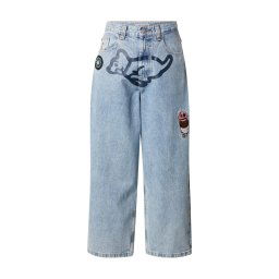 Billionaire Boys Club Jeans bleumarin / albastru denim / ciocolatiu / roz pudră