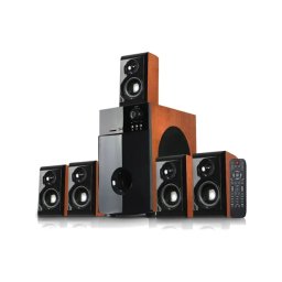 Sistem 5.1 SERIOUX SBHT5100C, Jack 3.5mm, 140W, Black/Brown