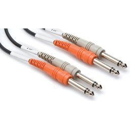 Accesorii Audio Hi-Fi Hosa Technology 2 x 6.35mm TS/2 x 6.35mm TS audio cable 3 m Black
