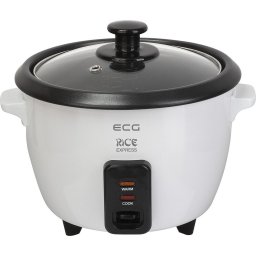 Aparat de gatit cu abur Aparat pentru gatit orez ECG RZ 060, 300W, 0,6L, functie mentinere la cald