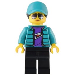 Lego Minifigures cty1537 - Pilot de atelier tuning
