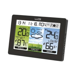 Winner Group - Stație meteo cu afișaj LCD și alarmă, alimentare 5x AAA