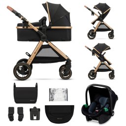 Carucior Kinderkraft Esme 3 in 1 Pure Black
