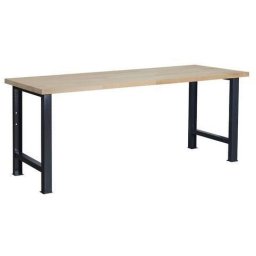 Masa de atelier Weld, 84 x 200 x 80 cm, antracit