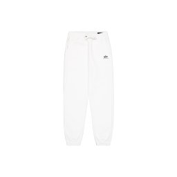 ALPHA INDUSTRIES Pantaloni negru / alb