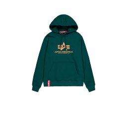 ALPHA INDUSTRIES Bluză de molton verde închis