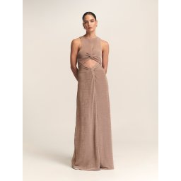 St MRLO Rochie de seară 'Malia' maro mokka