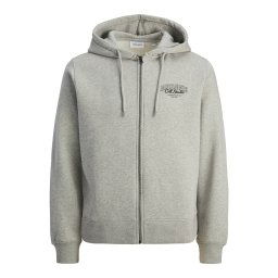 JACK & JONES Hanorac 'JJMAKOTO' gri amestecat