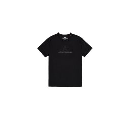 ALPHA INDUSTRIES Tricou gri / negru
