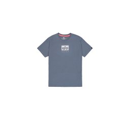 ALPHA INDUSTRIES Tricou albastru porumbel / gri argintiu