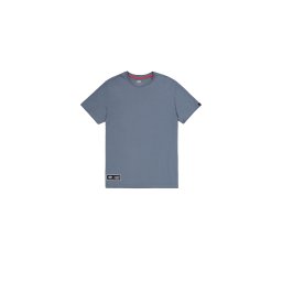 ALPHA INDUSTRIES Tricou albastru porumbel / portocaliu pastel