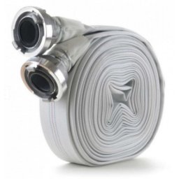 Furtunul de pompier 2'' 20 m 8 bari alb cu 2 cuple MX452