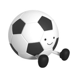Lampă LED tactilă pentru copii FOOTBALL LED/2W/5V USB 1200 mAh alb/negru