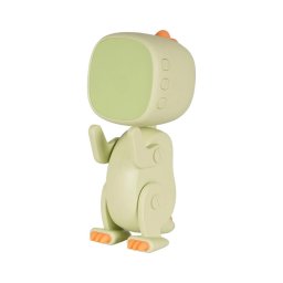 Veioză LED dimabilă de veghe cu ceas deșteptător pentru copii ROBOT LED/1W/5V 1200 mAh
