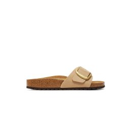 BIRKENSTOCK Sandale Leather Madrid Big Buckle Lenb Narrow 1024009 sandcastlee