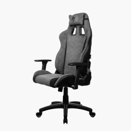 Scaun Gaming Avanti Soft Fabric Tetiera Ajustabil max. 120kg Negru/Gri