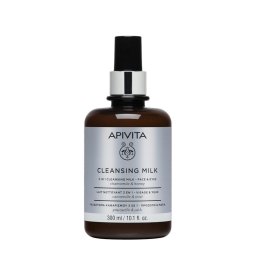 Lapte demachiant 3 in 1 Apivita, 300 ml