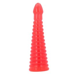 Toyz4Lovers Tito Dop Anal Extrem din Jelly Rosu Transparent 26,5 cm O Experienta de Introducere Progresiva