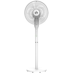 Ventilator 2 in 1 Heinner HSF-L360WH, 65 W, inaltime reglabila, timer, telecomanda, display led, alb