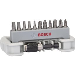 Set 11 biti cu suport de burghiu, 11 buc, 25 mm