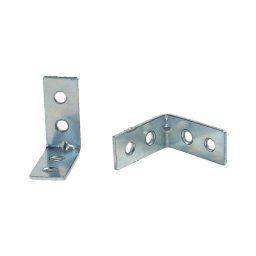 Coltar metalic IFL pentru lemn, otel zincat alb, diverse dimensiuni, l=15 mm, g=1.5 mm (Dimensiuni: 30x30x15x1.5 mm)
