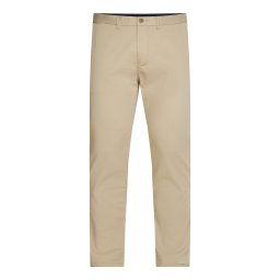 TOMMY HILFIGER Pantaloni eleganți 'Bleecker 1985' bej / bleumarin / roșu / alb