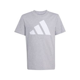 ADIDAS SPORTSWEAR Tricou funcțional 'Essential' gri amestecat / alb