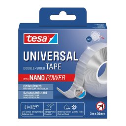 Banda dublu adeziva universala Tesa Nano Power, 3m x 30mm