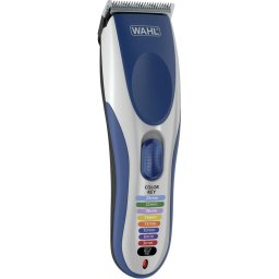 Aparat de tuns Color Pro Cordless Acumulator NIMH Lame auto-ascutire otel inoxidabil Albastru/Alb