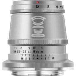 Obiectiv foto DSLR Obiectiv TTArtisan 17mm F1.4 Silver pentru Nikon Z Mount