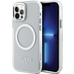 Husa Guess Metal Outline MagSafe